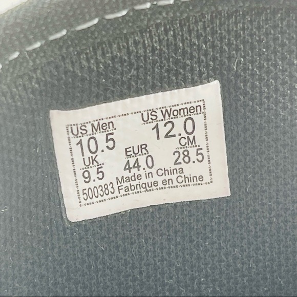 Vans Comfycush Old Skool Scribble Flower Daisy Black Sneaker Size 10.5 Men - Picture 8 of 8